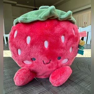 Itzy Ritzy Sweetie Snuggles Bonnie The Strawberry Plush Toy